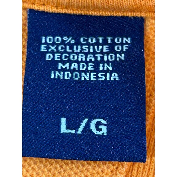 Chaps Men’s Polo Shirt Vintage Orange Short Sleeve Henley Logo Casual Golf Sprin - Picture 12 of 16